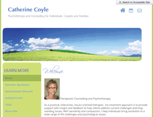 Tablet Screenshot of catherinecoyle.com